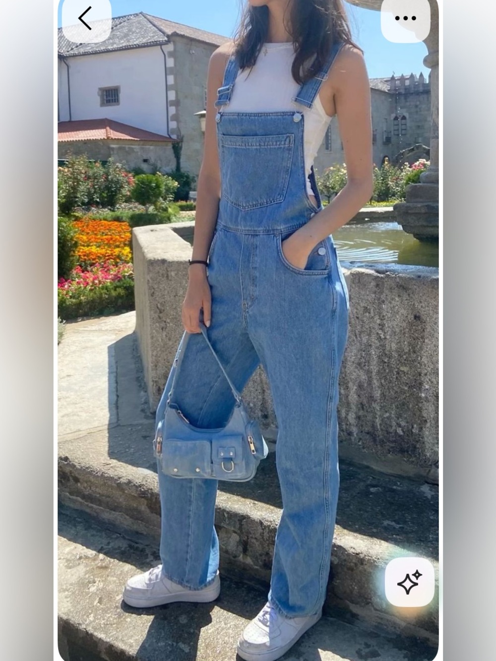 Classic Blue Denim Overalls - NWT, size M